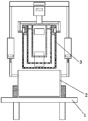 Centrifugal selection device for producing raw materials of graphene chip