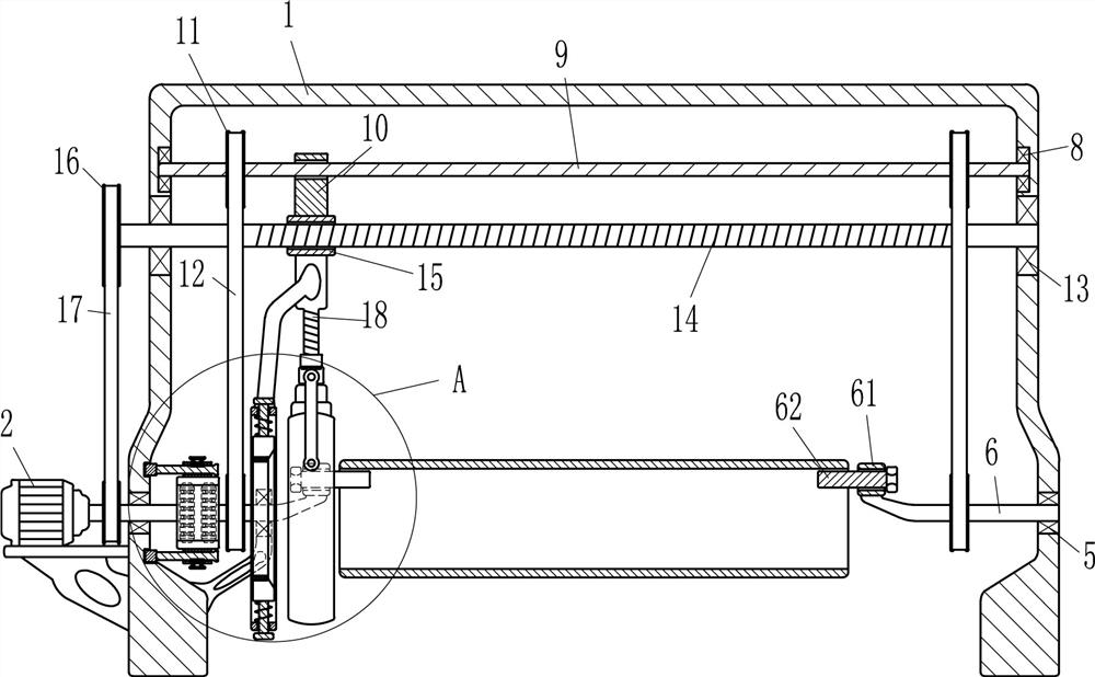 Sandblasting equipment for sandblasting and derusting pipe surface