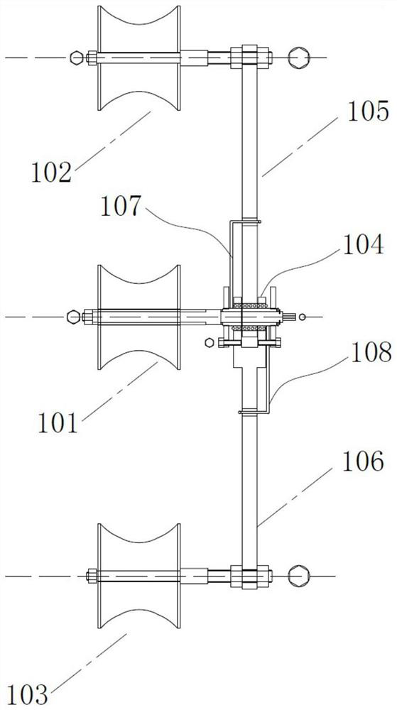 Inspection system and method for all-round anti-tilting stability of concrete poles for railway lines