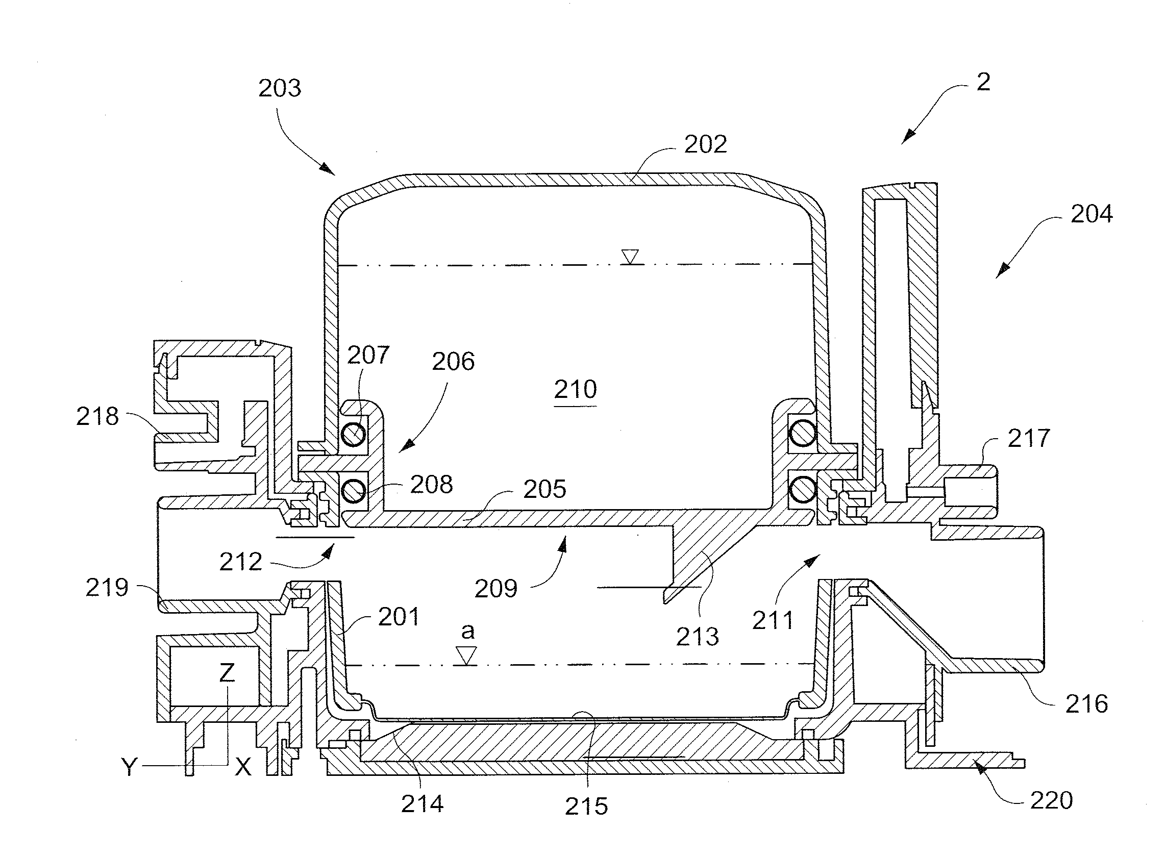 Apparatus for humidifying a respiratory gas