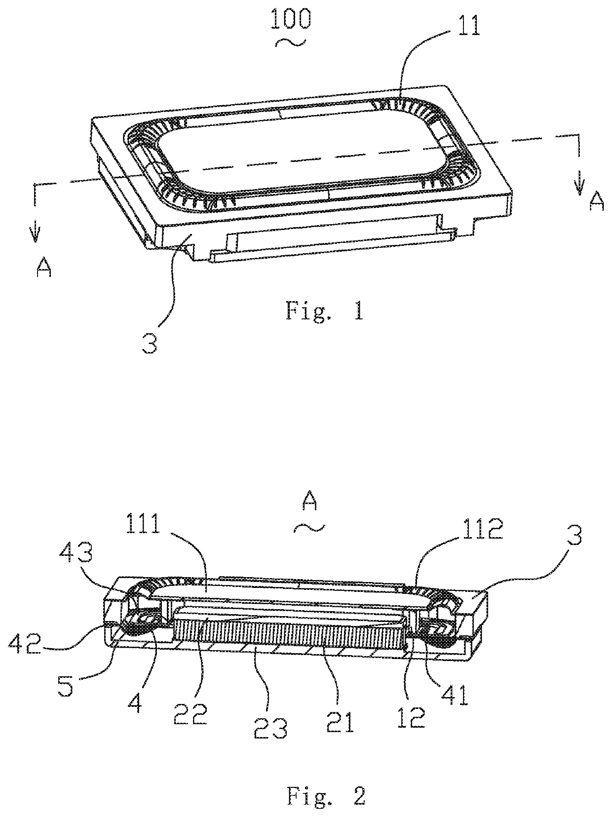 Speaker module and method for manufacturing same