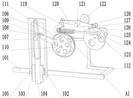 Construction waste metal recovery device