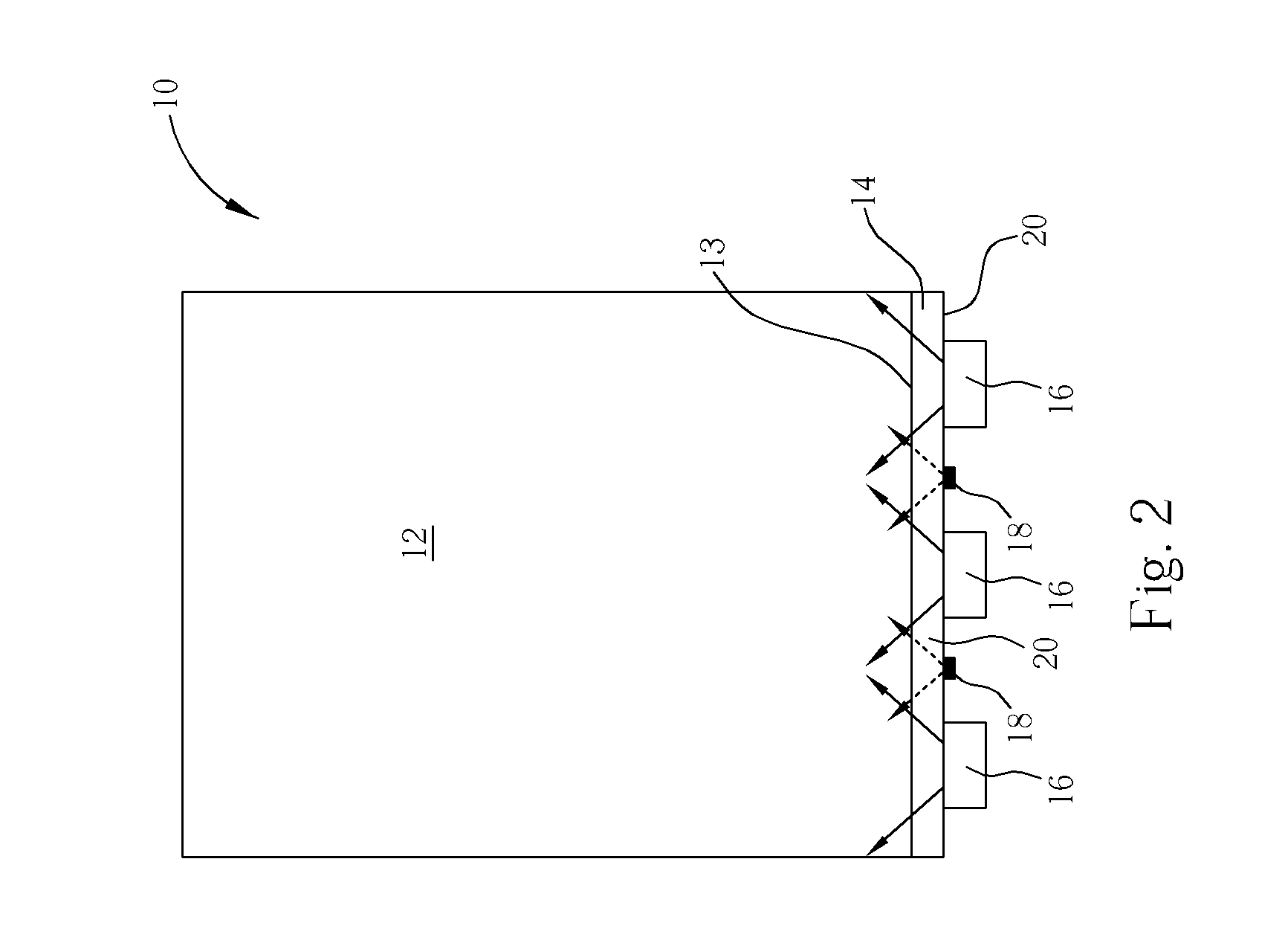 Back light unit and method of adjusting spectral distribution thereof