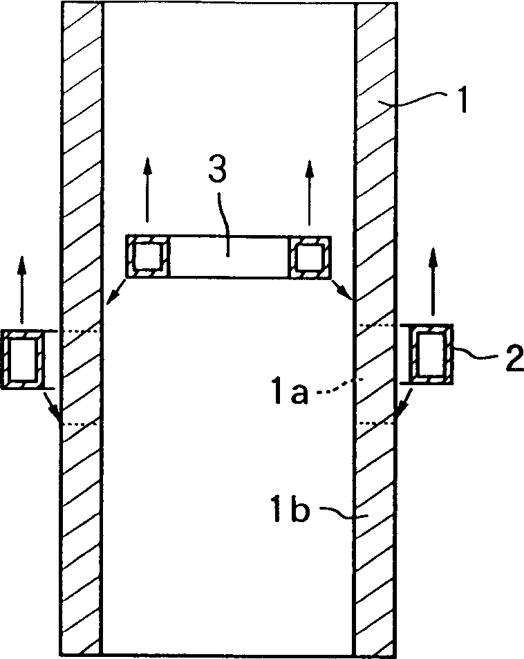 Thermal treatment method of metal tube and said thermal treatment apparatus