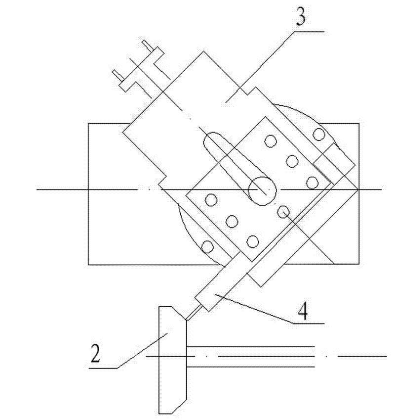 Method for processing right-angle roller path of slewing bearing of crossed roller