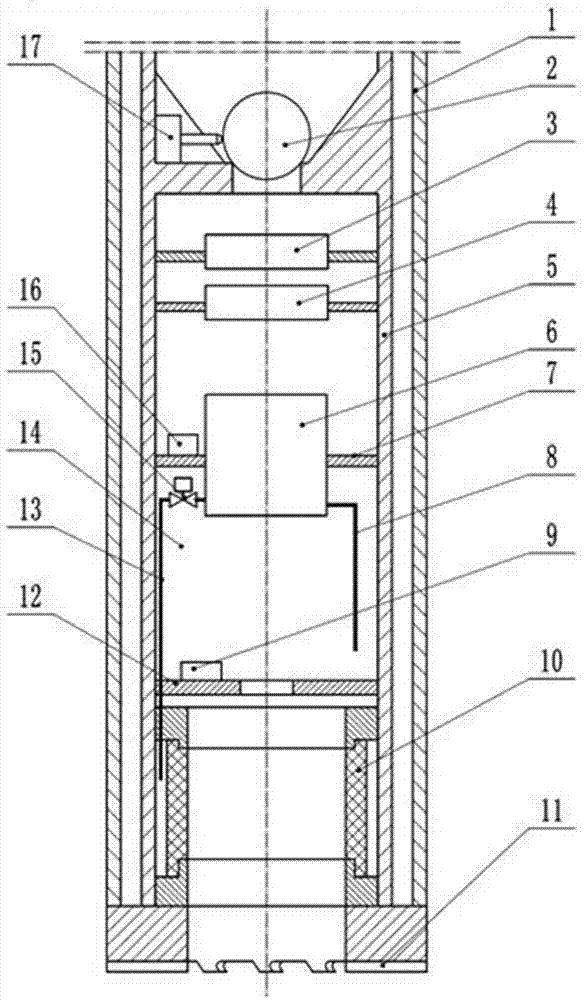 Test method for desorbing volume of loss gas in shale gas well and device thereof
