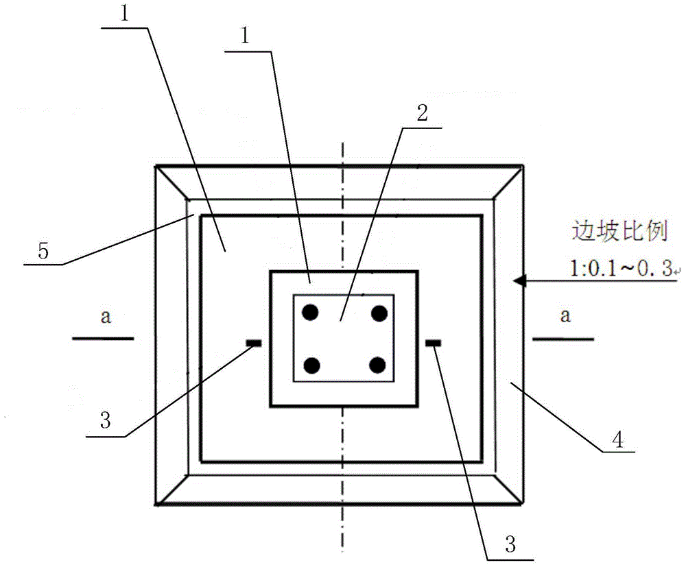 Independent plinth construction method in narrow environment