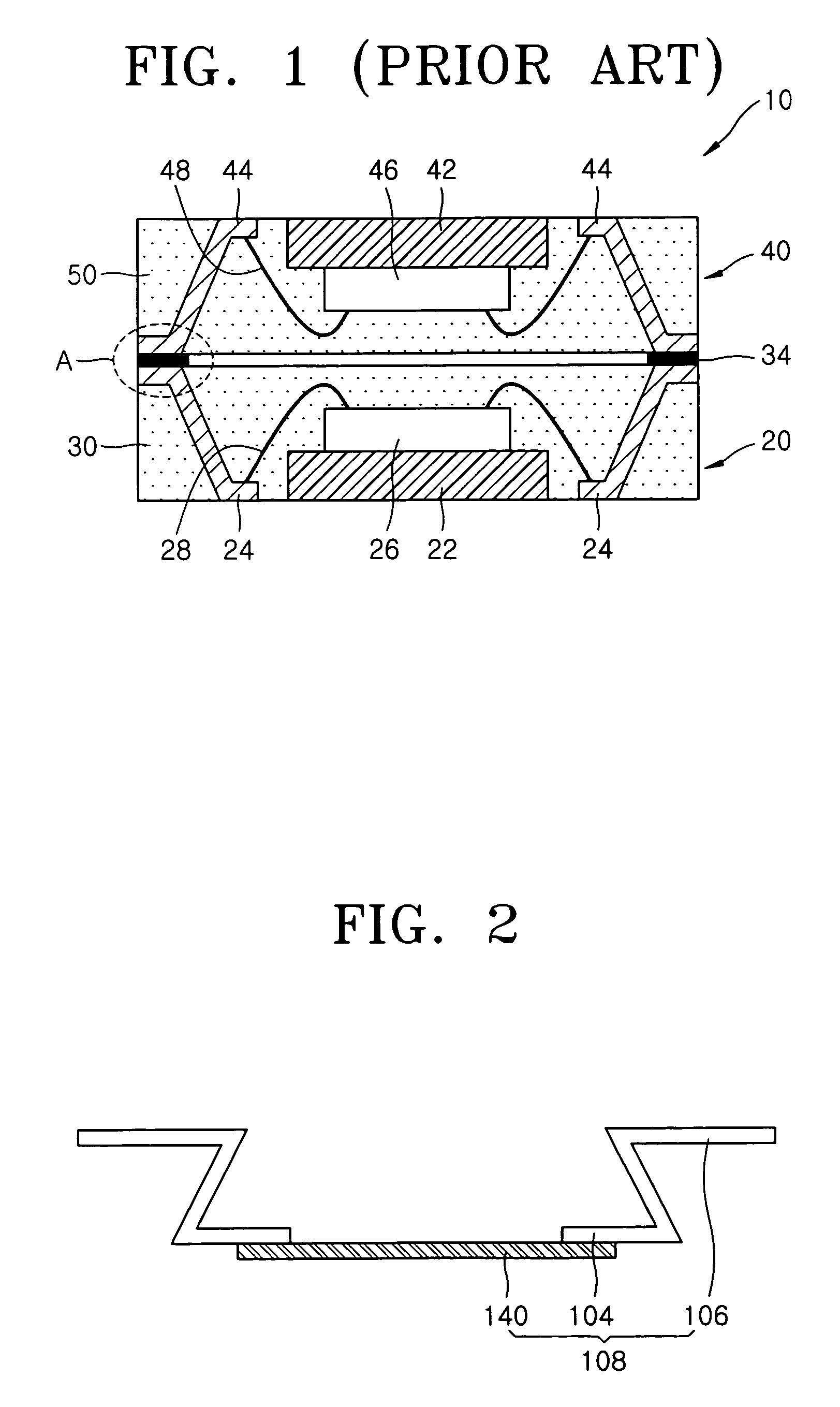 Stack semiconductor package formed by multiple molding and method of manufacturing the same