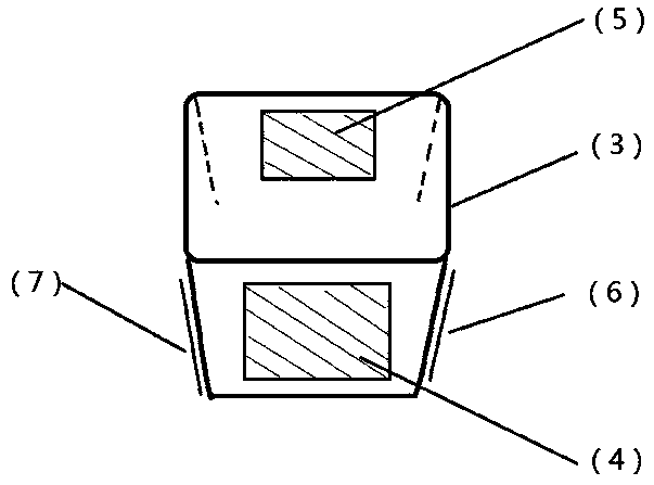 Device for recognizing and metering surgical dressings and matched electronic sensing dressings