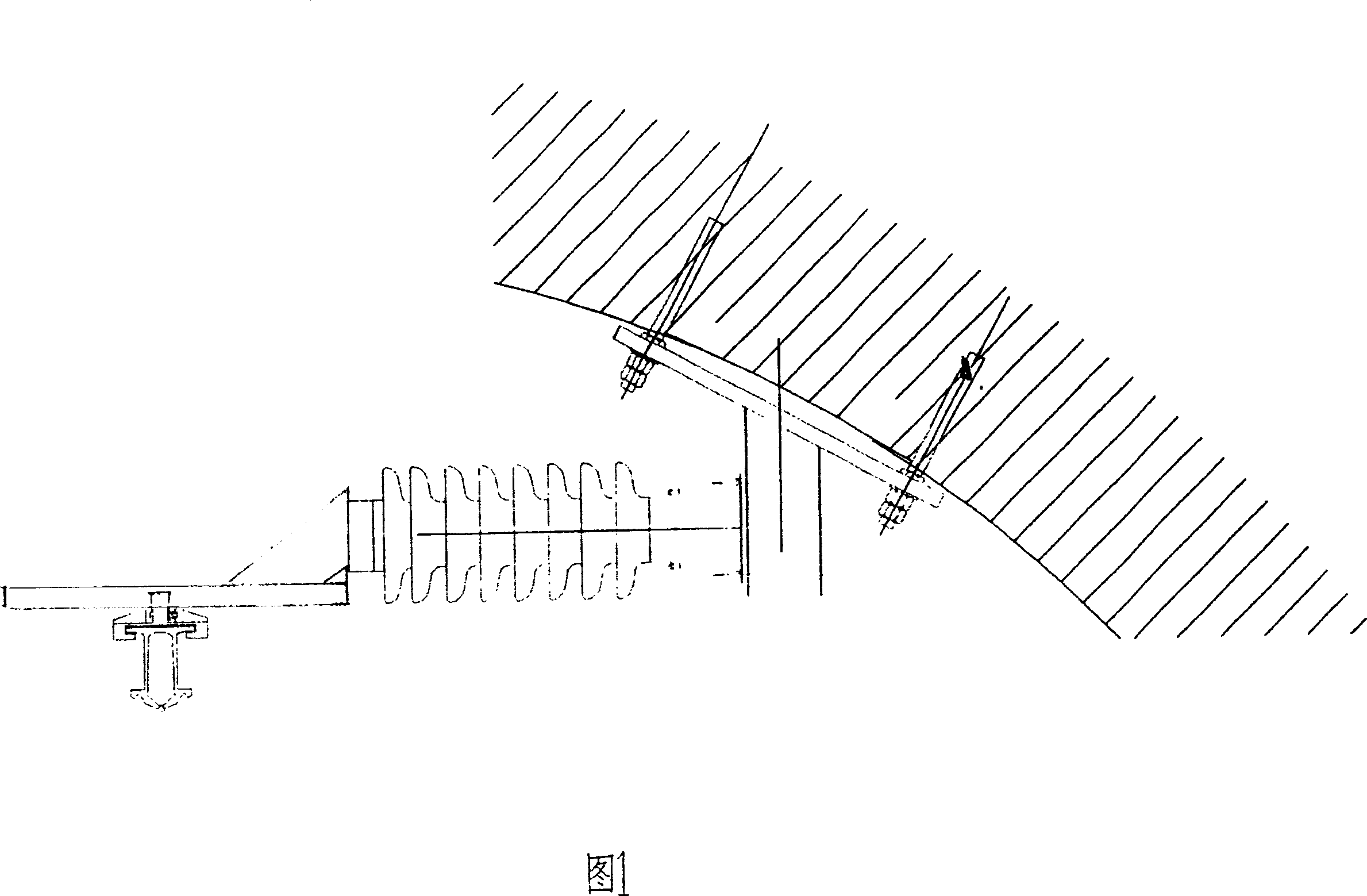 Suspension apparatus and method for electric railway rigid contact net