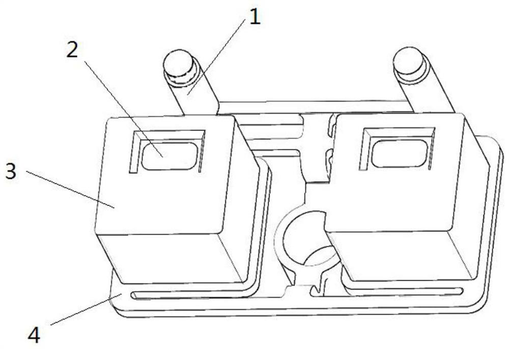 Interconnected lamp key structure