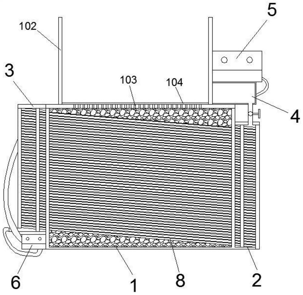 Plant root secreta continuous collection device