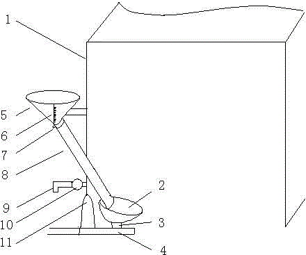 A chicken house feeding system