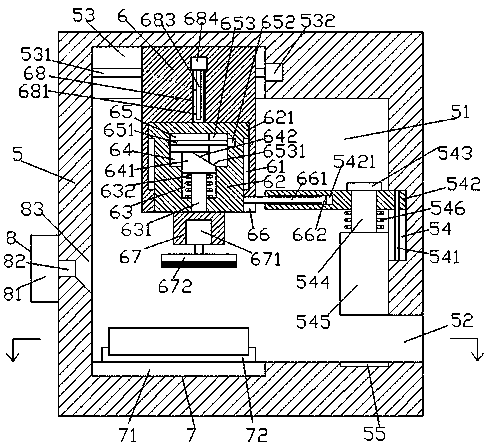 A dust-free and environmentally friendly building decorative stone grinding device