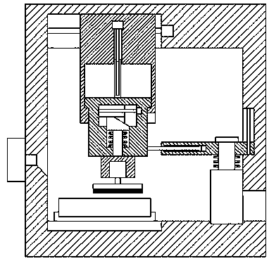 A dust-free and environmentally friendly building decorative stone grinding device