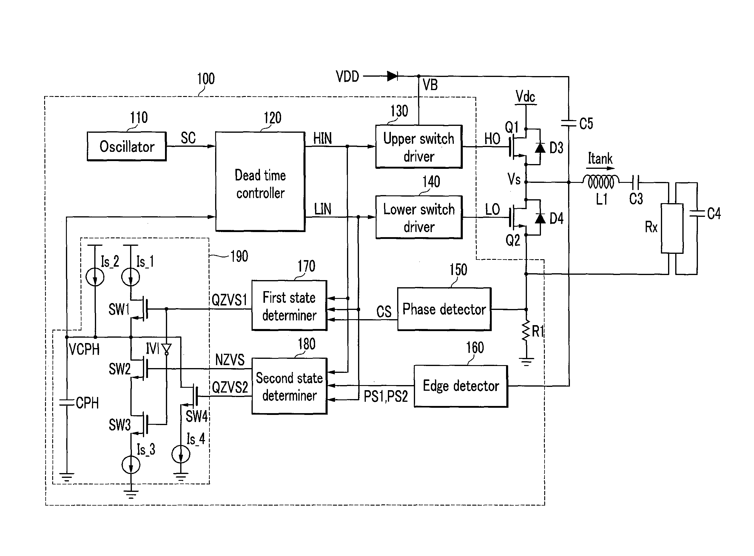 Switch driving circuit and switch driving method