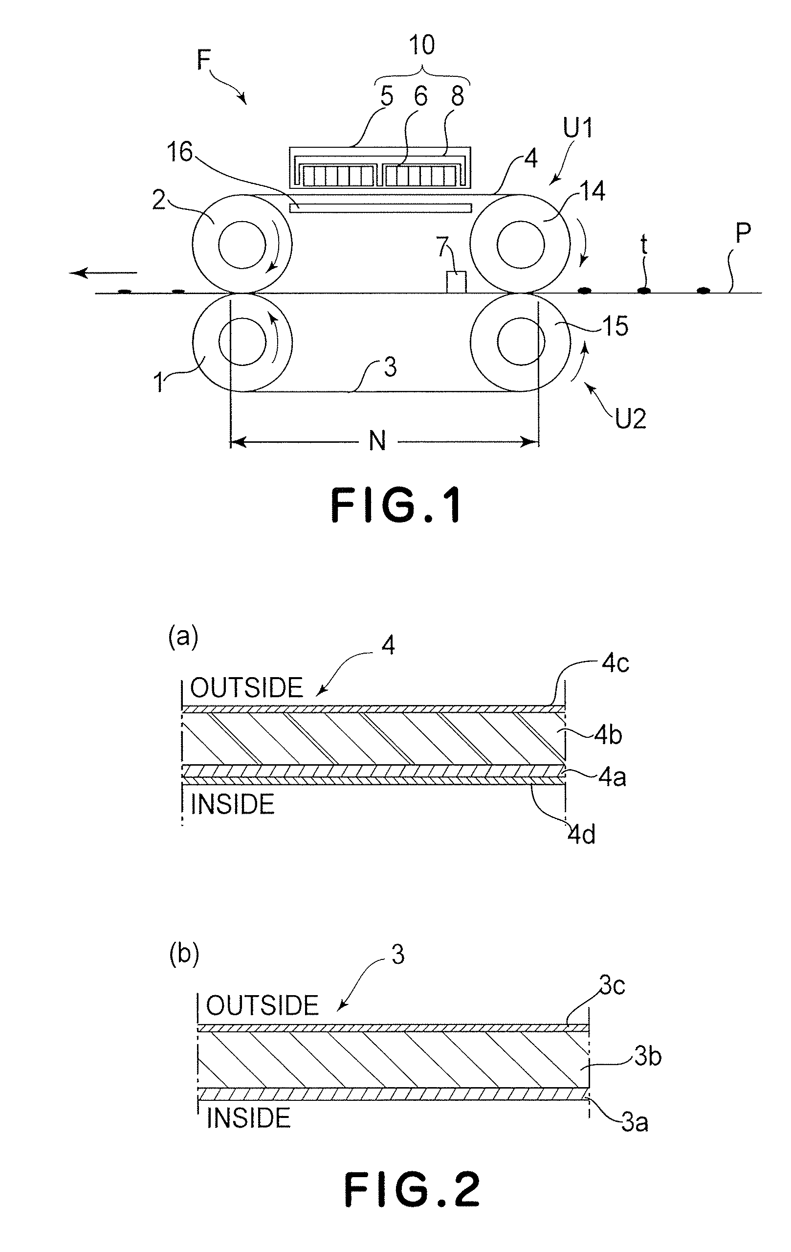 Image heating apparatus including a belt member for heating an image on a recording material