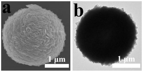 Bismuth tungstate/bismuth sulfide/molybdenum disulfide heterojunction ternary composite material and preparation method and application thereof