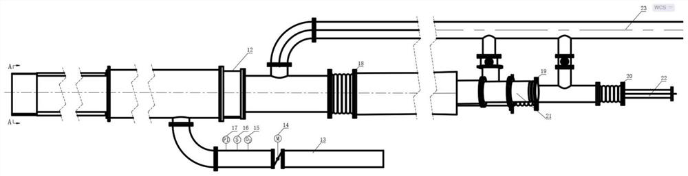 A multi-channel rotary kiln burner with directional oxygen-enriched combustion