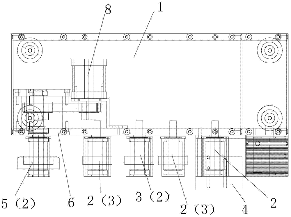 Label separating device of labeling machine