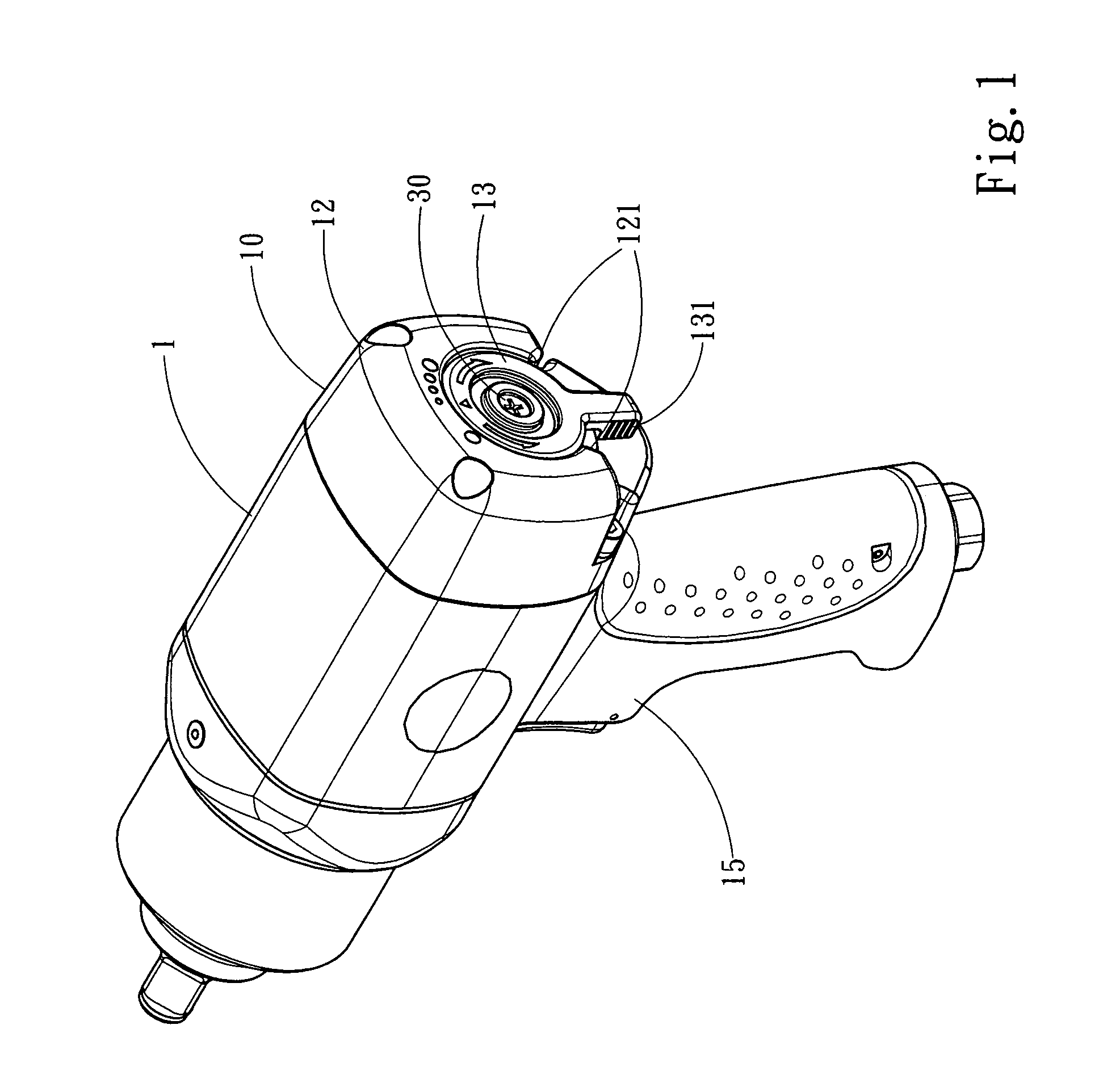 Clockwise or counterclockwise rotation control device of a pneumatic tool