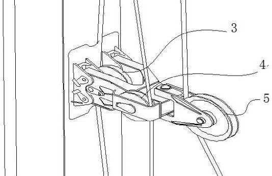 Combined Wire Rope Guide Mechanism for Rotary Drilling Rig