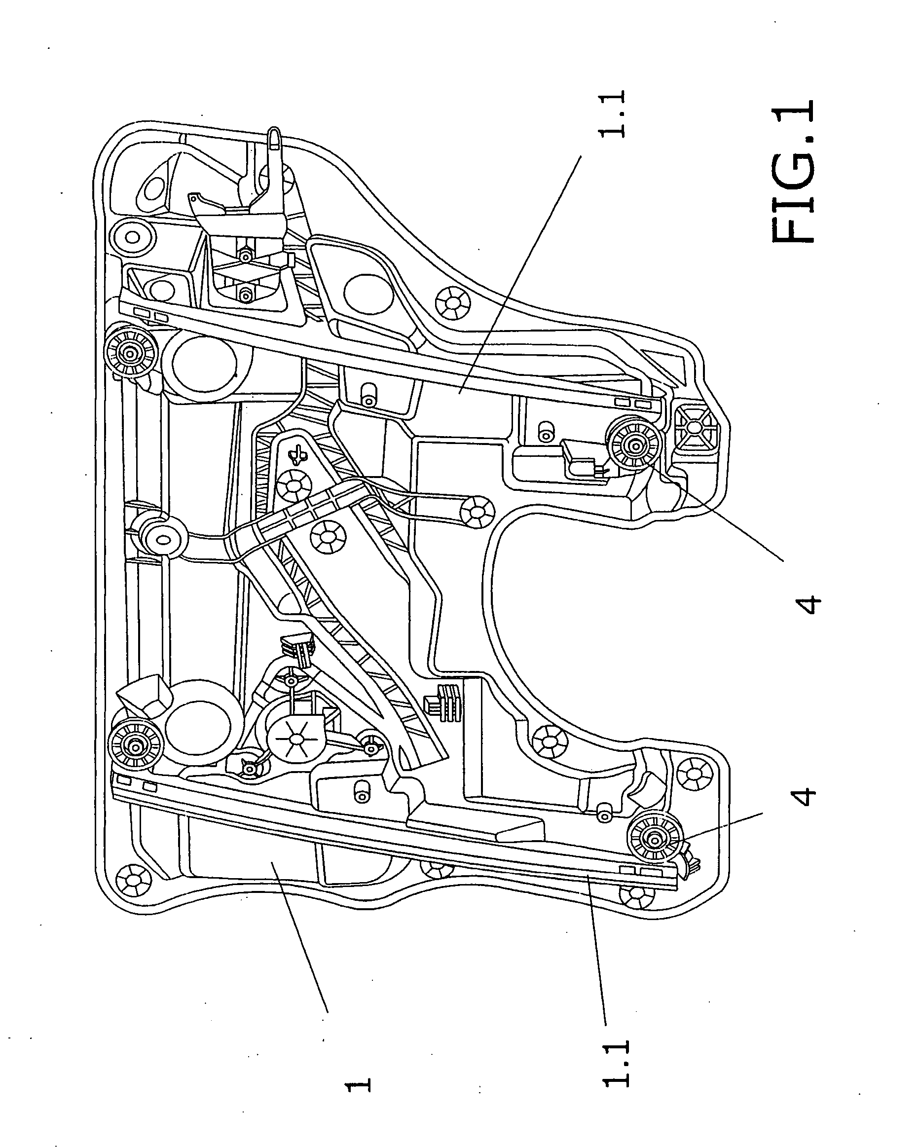 Structural supporting module for vehicle doors