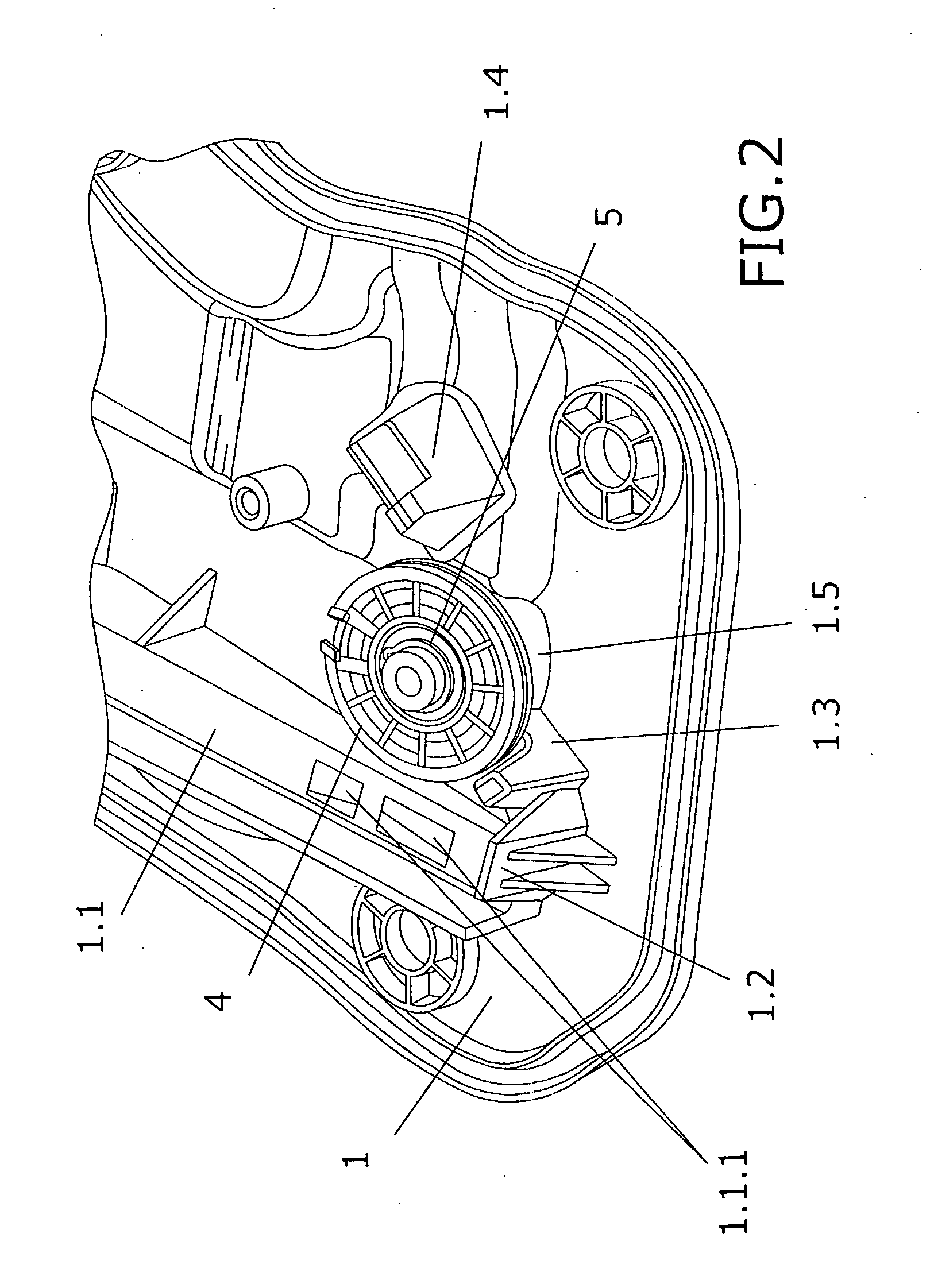 Structural supporting module for vehicle doors