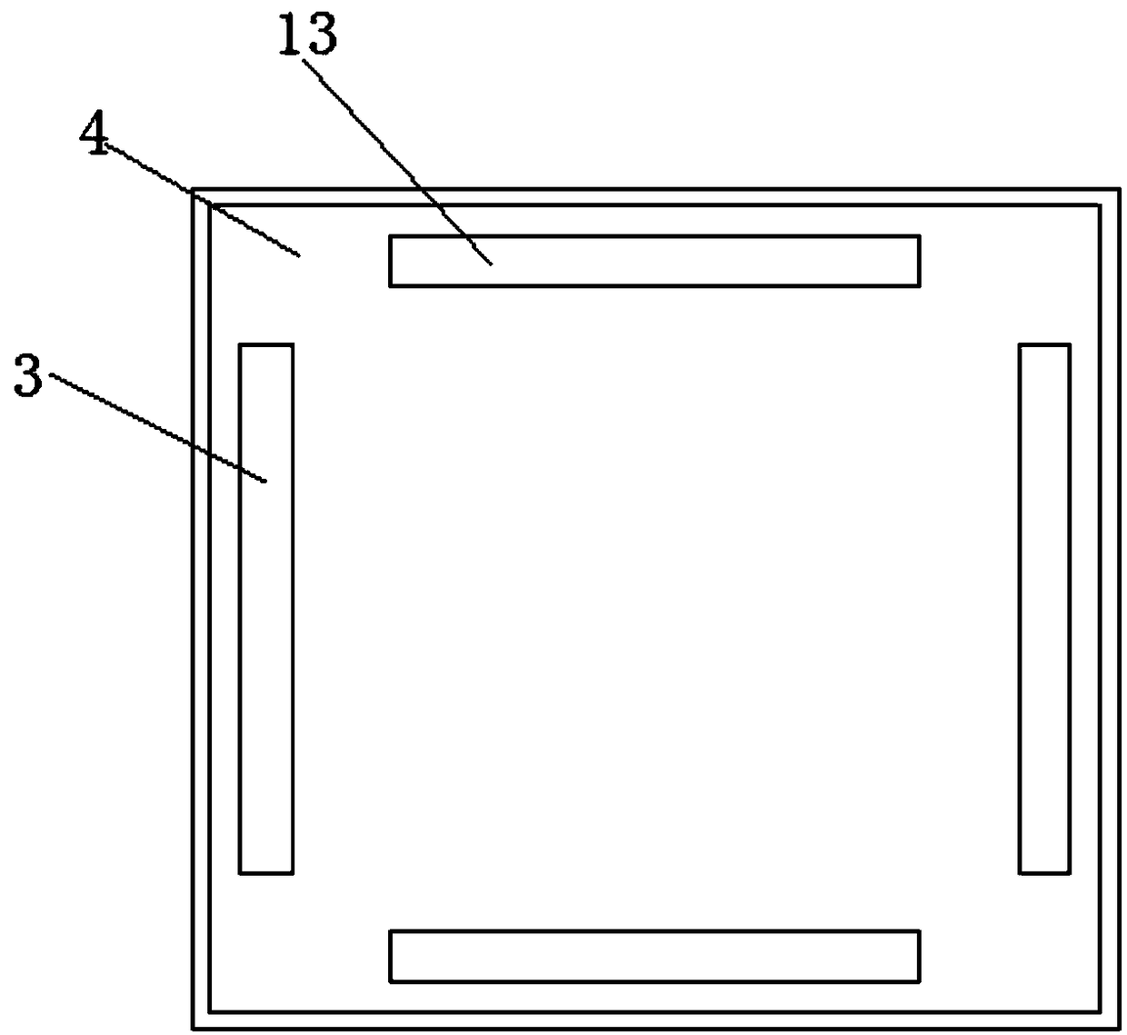 Dampproof packaging box for plastic materials