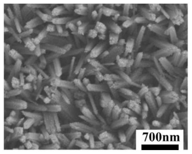 Preparation method of Ag-AgBr/TiO2 nanorod composite array film