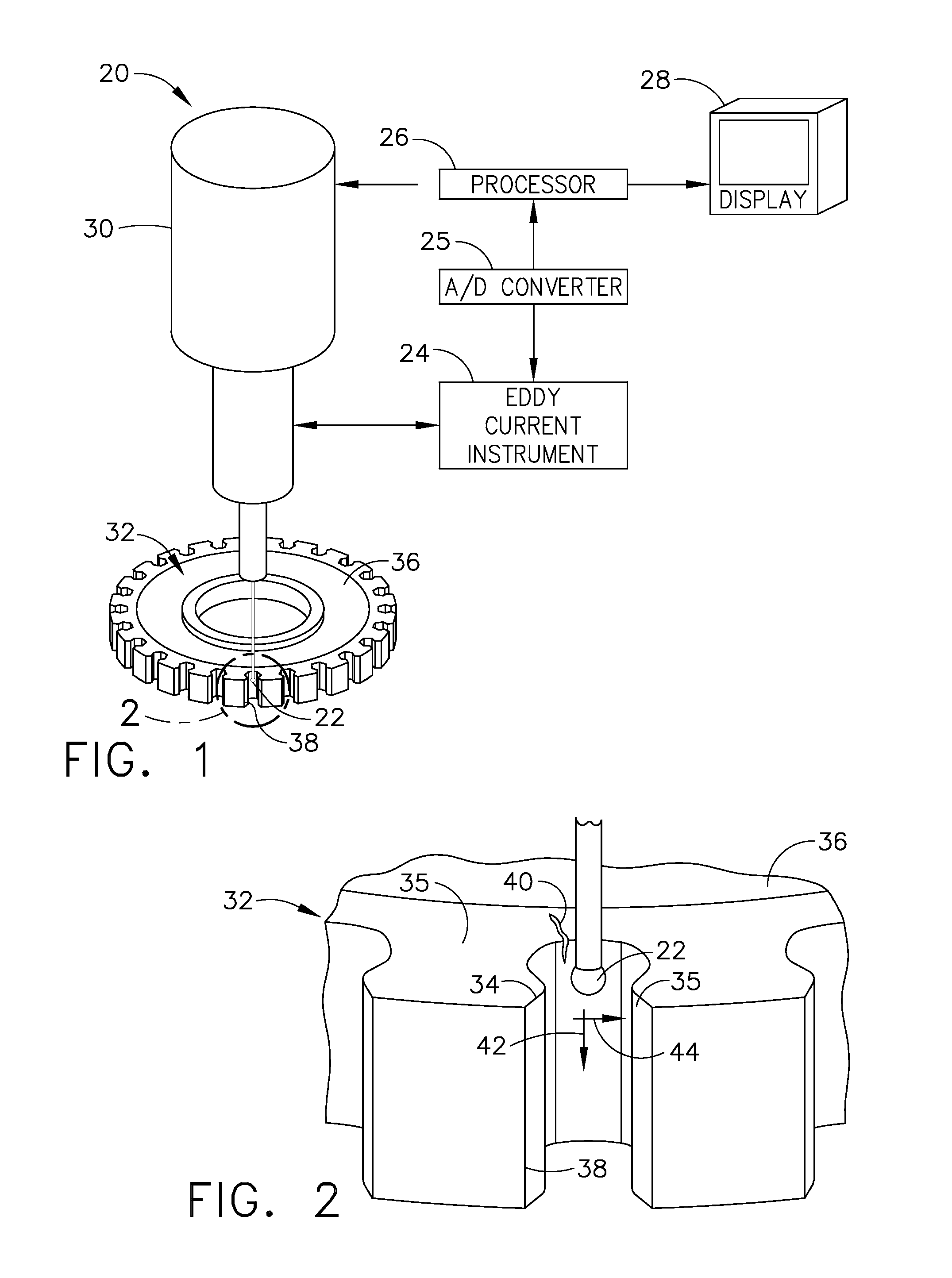 Multi-frequency image processing for inspecting parts having complex geometric shapes