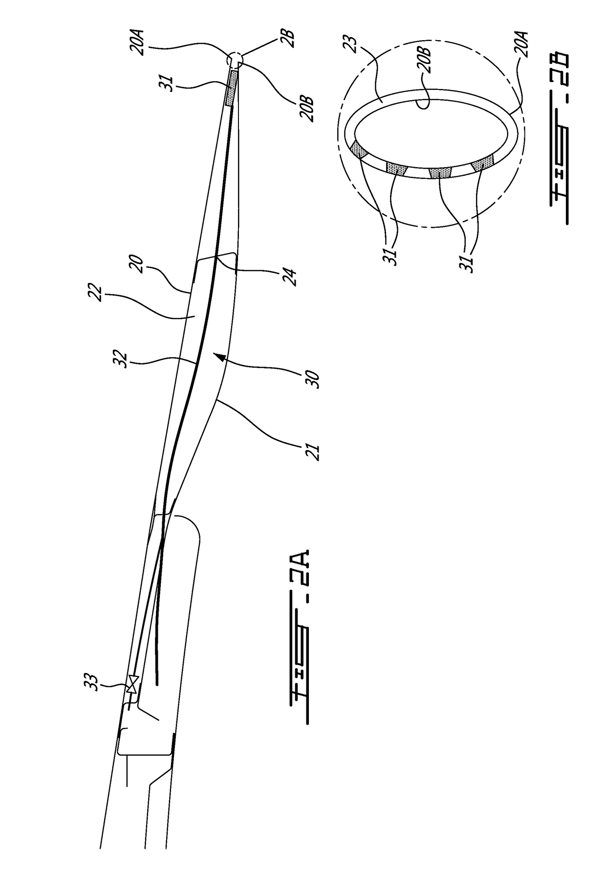 Deployment mechanism for inflatable surface-increasing features for gas turbine engine