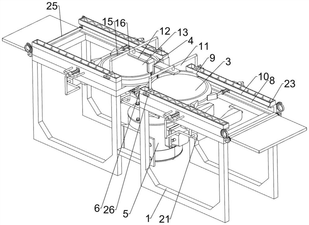 Grinding device for round shell of electronic product