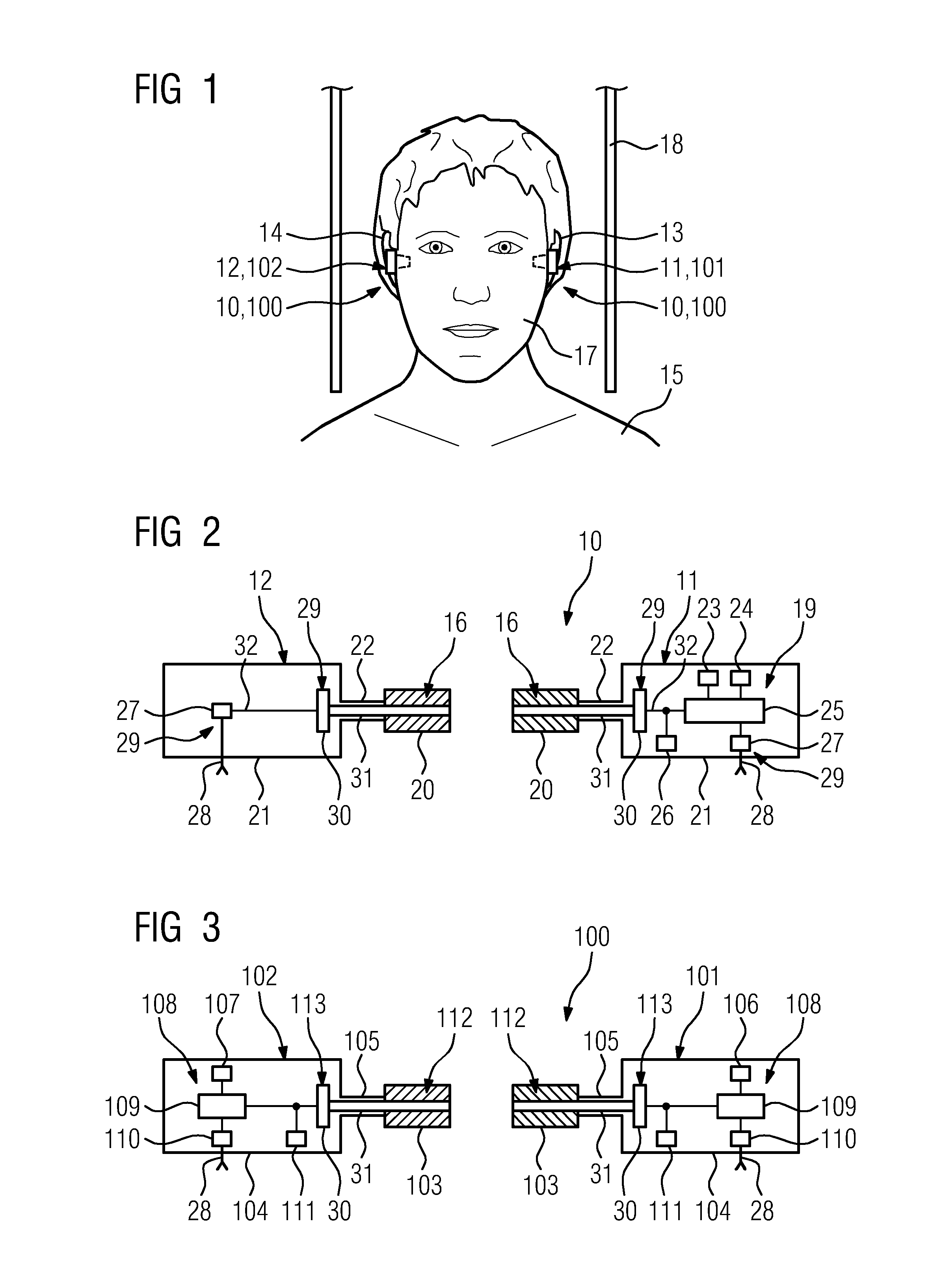 Hearing protection apparatus as well as a medical imaging apparatus having the hearing protection apparatus and a method for detecting movement of a patient's head