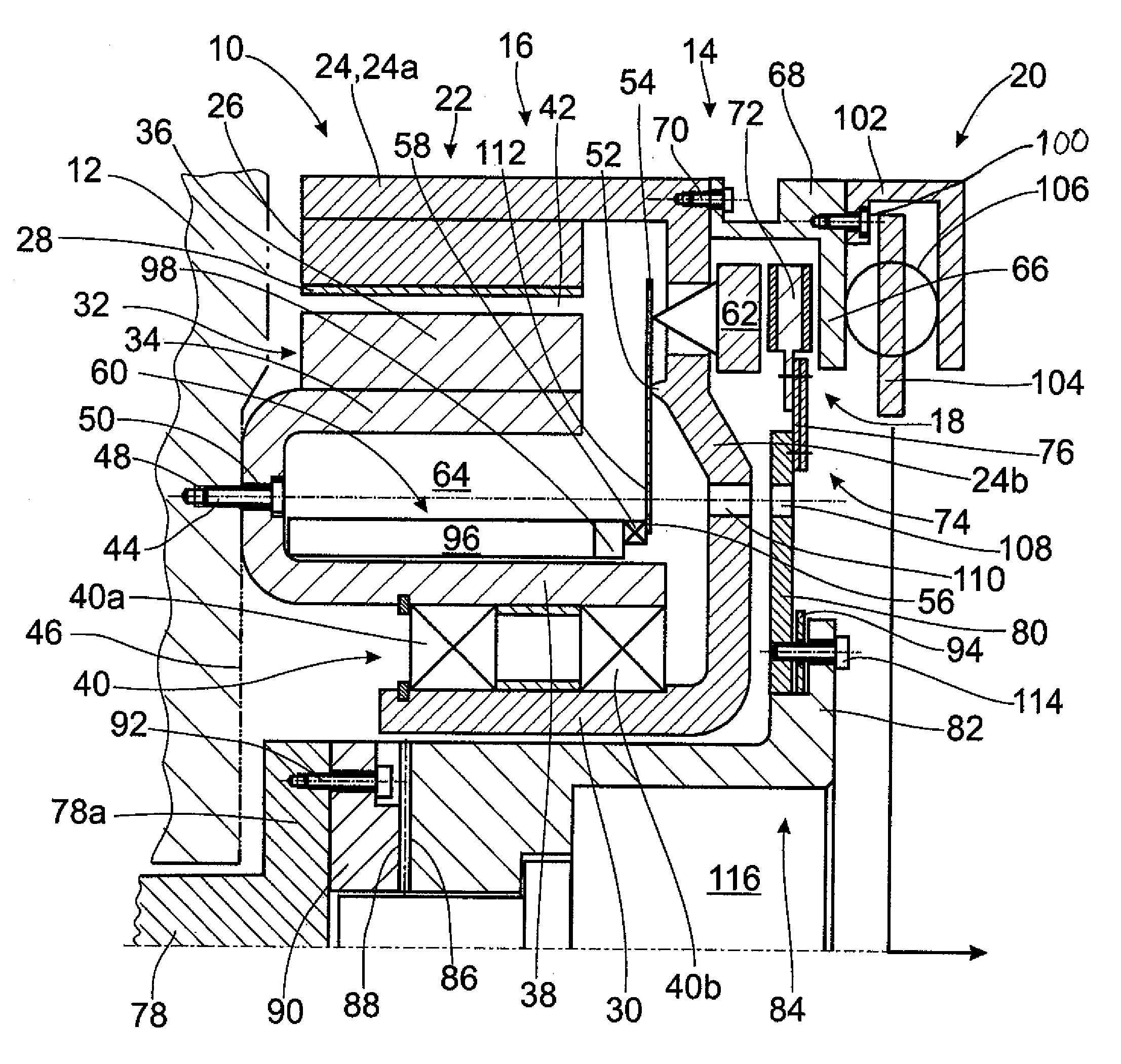 Drive unit for a hybrid vehicle and method of assembly