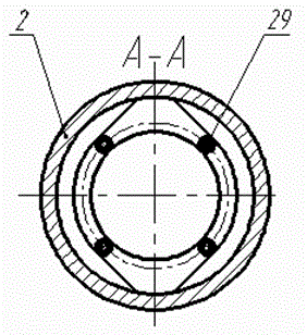 Coaxial all-metal cam stator and rotor underground dynamical drilling tool