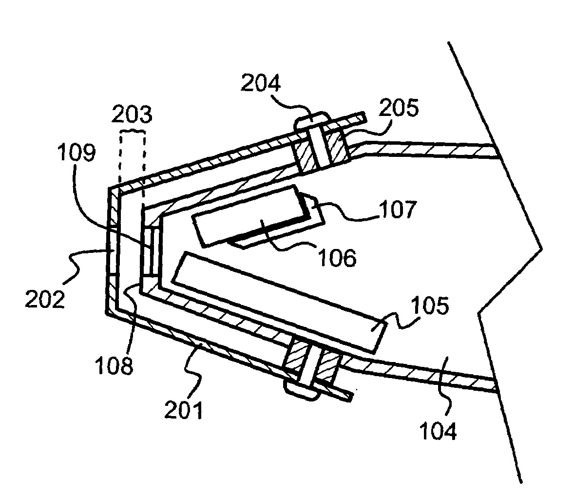 Adapter and analyzer device for performing X-ray fluorescence analysis on hot surfaces