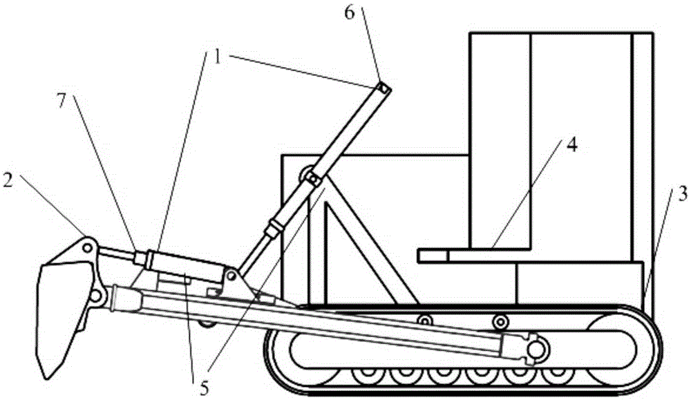 The control method of the collision buffer system of the hydraulic cylinder of the pusher