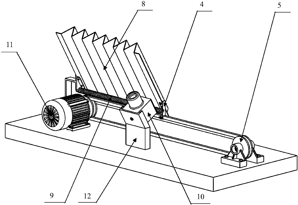 Shading device for vehicle-mounted pavement crack detection system based on flexible cover