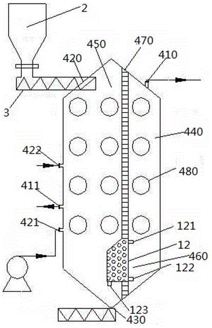 Automatic-dust-removal refuse pyrolysis and cracking system