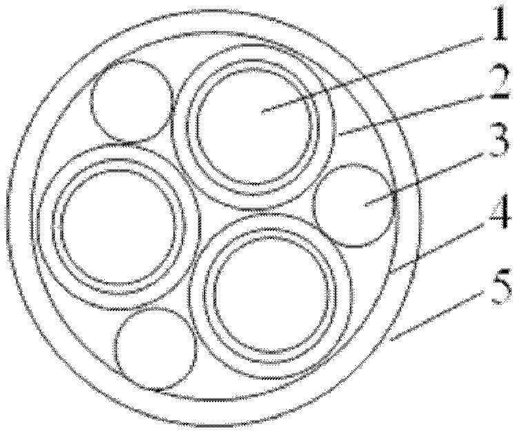 Cable with high current-carrying capacity