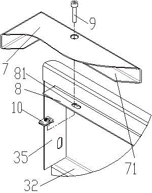Vortex unit component assembly cabinet and assembly method thereof