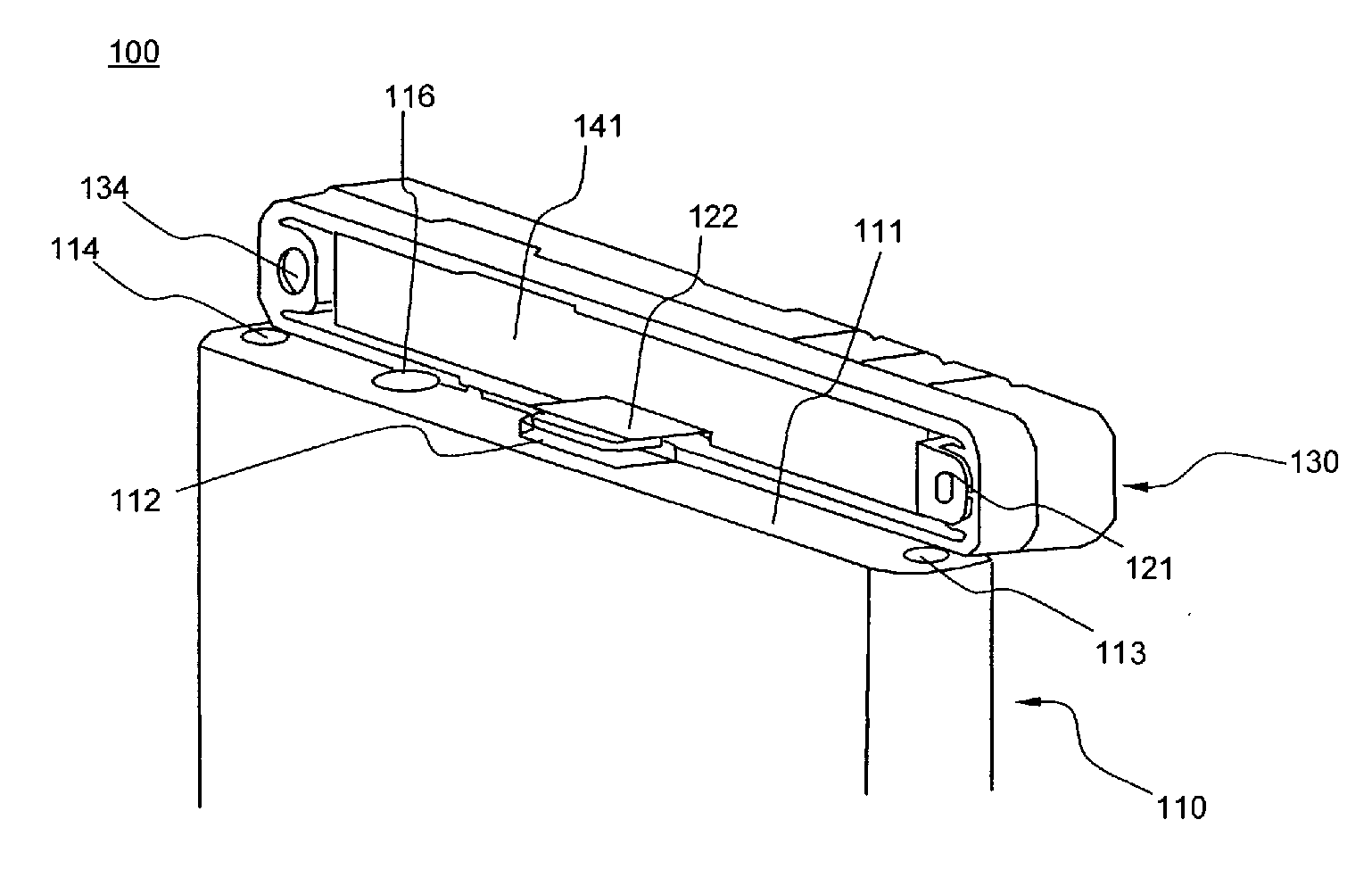 Secondary battery pack of novel structure