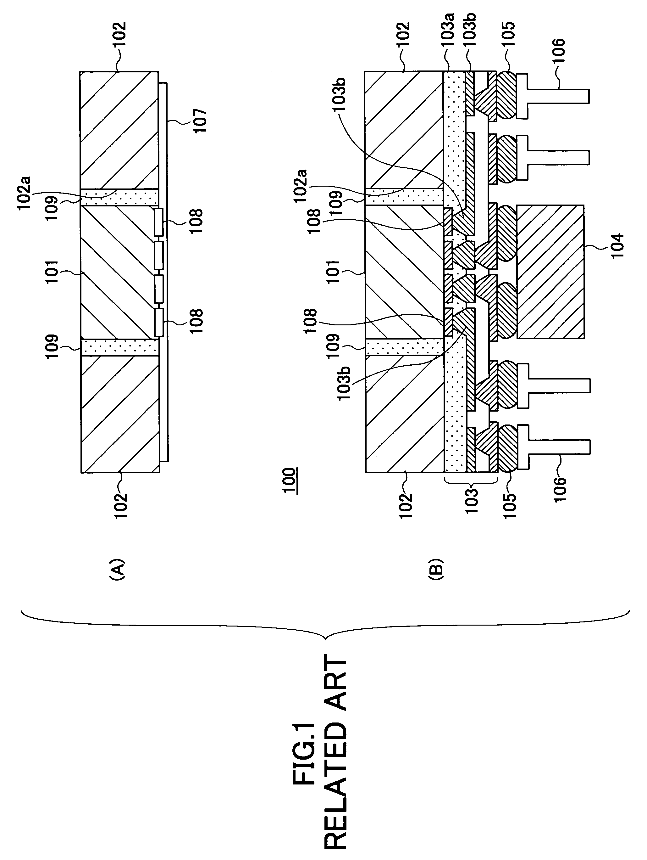 Semiconductor device having multilayer printed wiring board