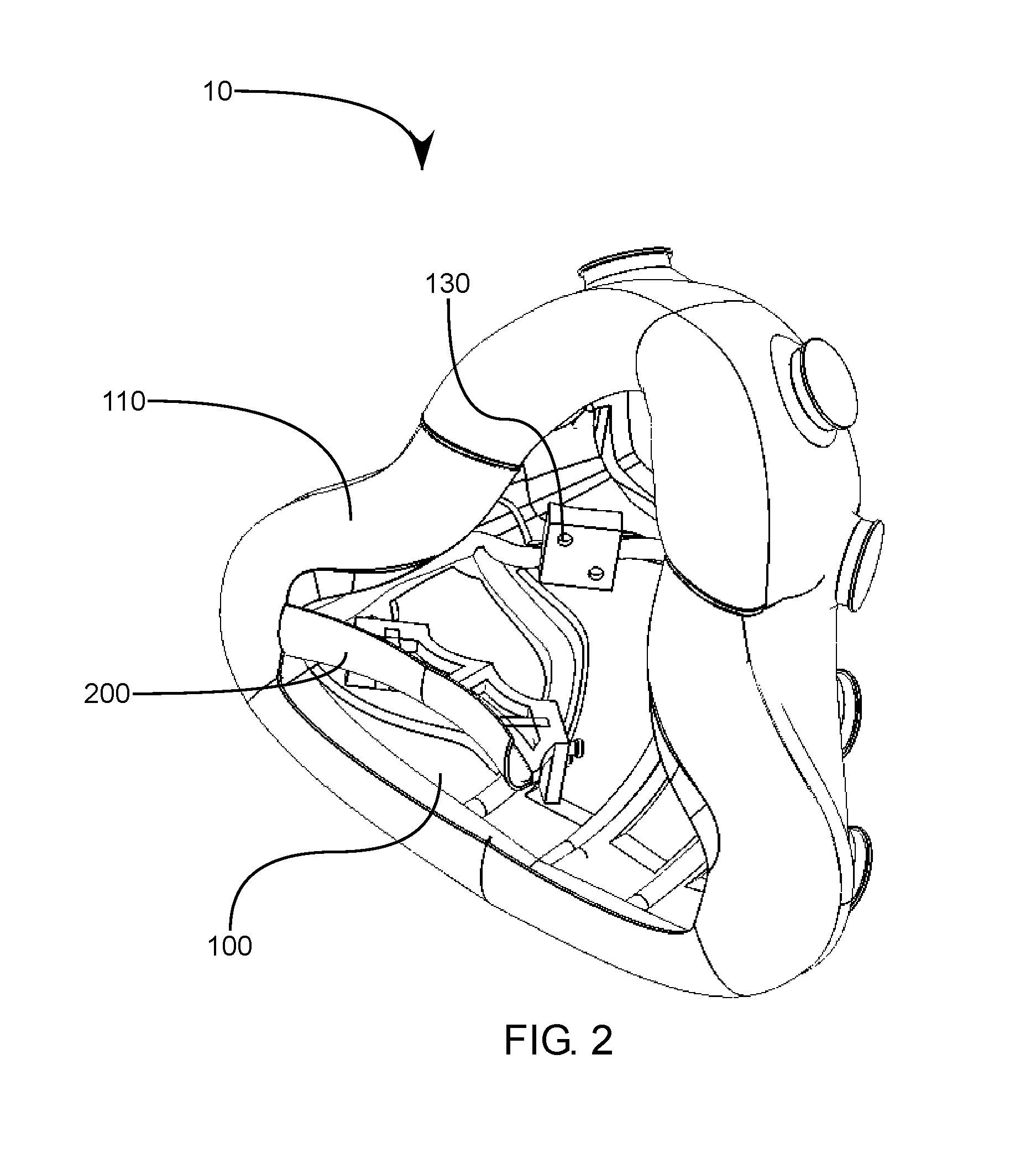 Facial mask with internal intermediate maxilla support for use with ventilation and positive air pressure systems