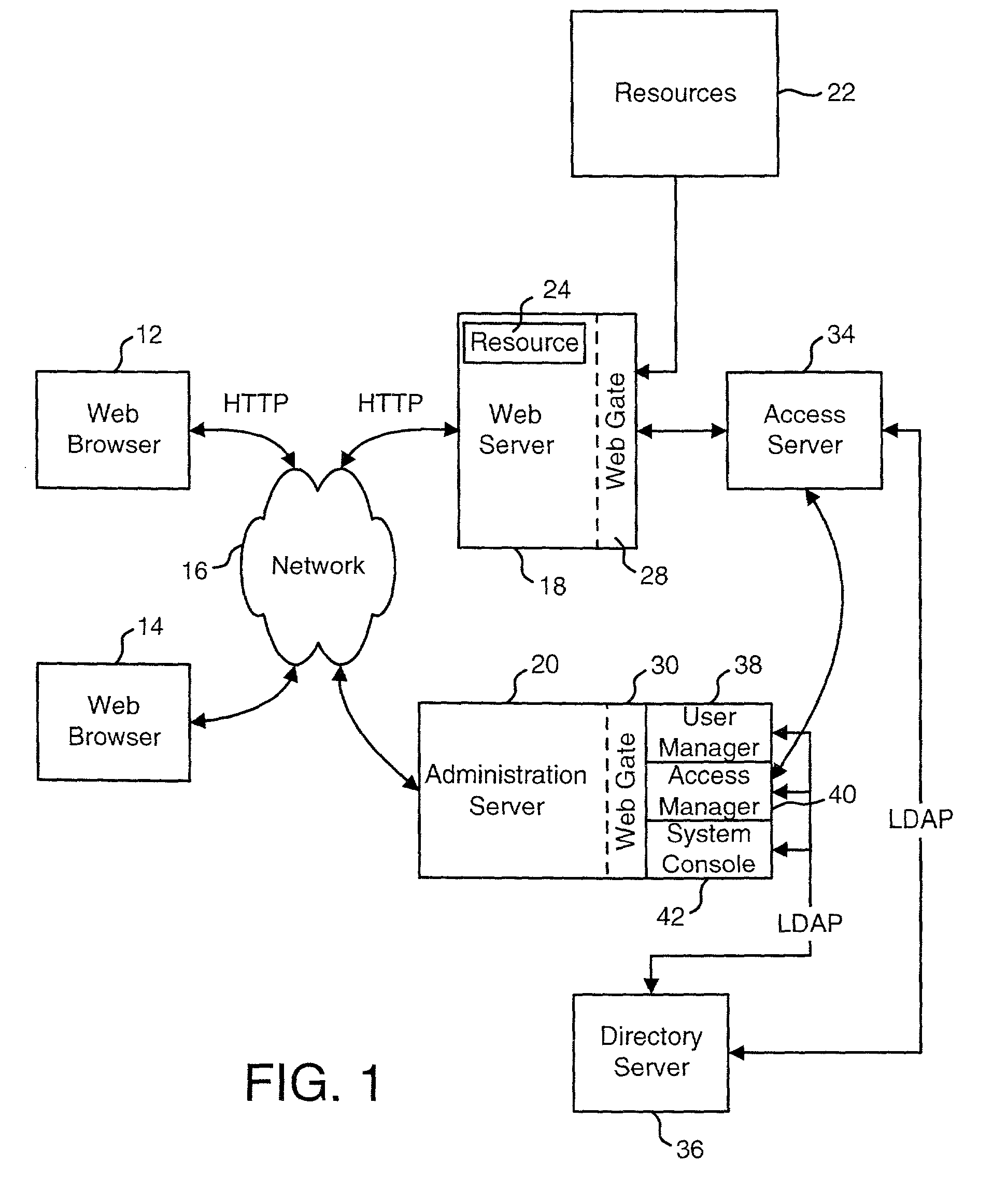 Providing data to applications from an access system