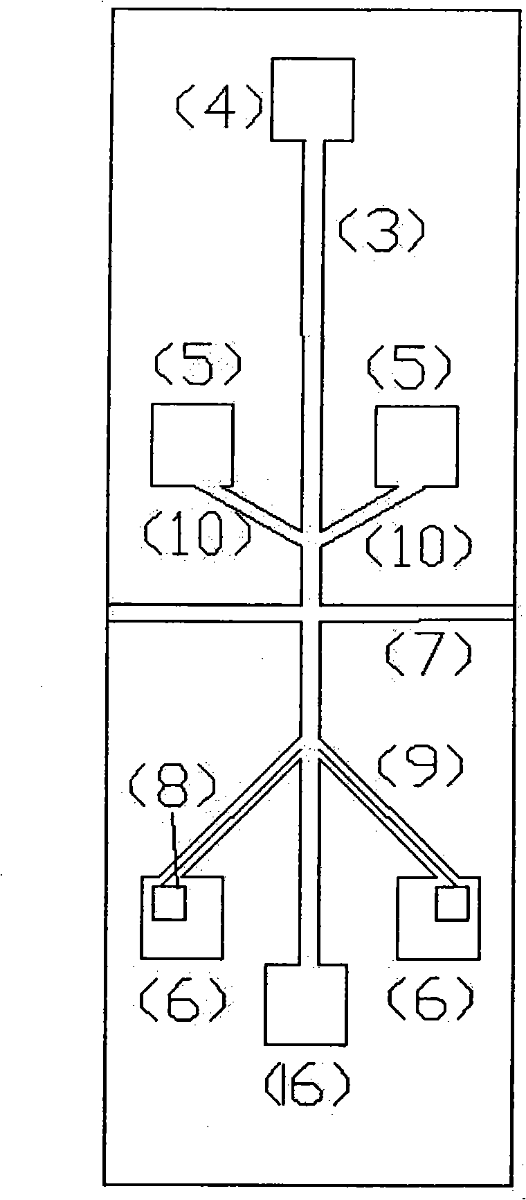 Cell separation microchip based on silicon structure on insulators