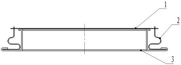 Screen cloth fixing structure for square swinging screen