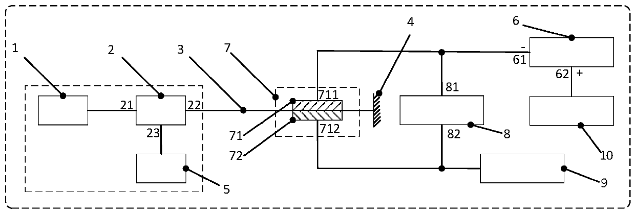 Coal mine advanced detection method for heading machine