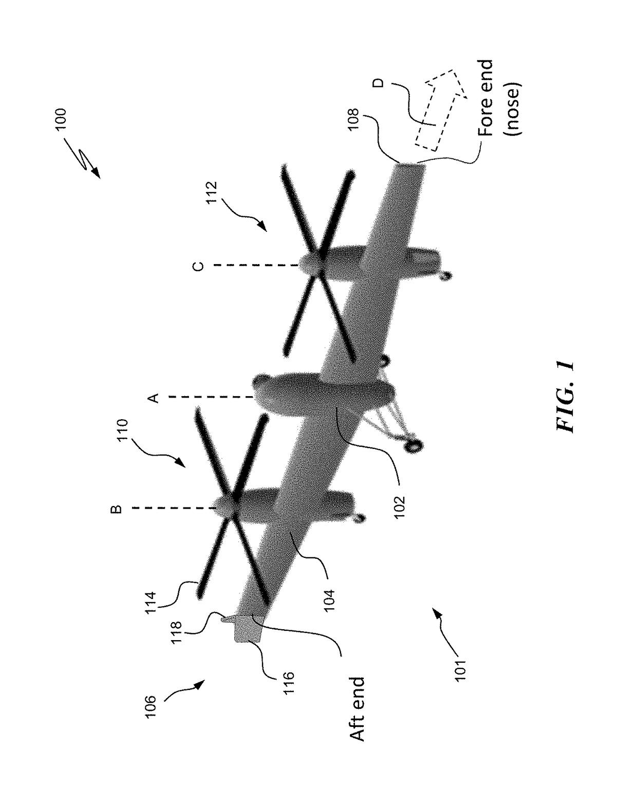 Vertical take-off and landing drag rudder